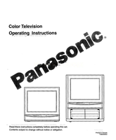 Panasonic TQB2A0952 (44 pages) TV Operating Manual