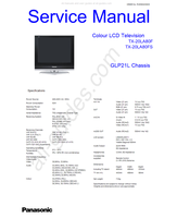 Panasonic 220-240V PAL-525 E2-E12 R6-R12 E21-E69 CAS1-S10 CAS11-S20 (28 pages) TV Service Manual