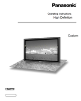 Panasonic TH-50VX100U TH-65VX100U TQBC2372-1 (56 pages) TV Operating Manuals Panasonic TH-50VX100U TH-65VX100U TQBC2372-1 (56 pages) TV Operating Manuals