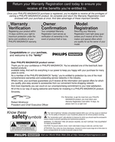 Philips 13PR15C (20 pages) TV Operating Manual