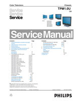 Philips MT5112 MT5371 MT5373Peripheral 15MF227B 15MF237S 19MF337B (100 pages) TV Service Manual