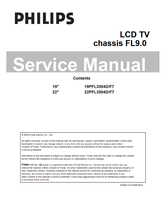 Philips 19PFL3504D 22PFL3504D (89 pages) TV Service Manual