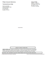 Philips 14810 37914 19PR14C1 (17 pages) TV Service Manual
