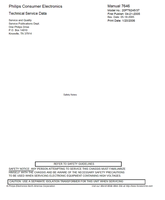 Philips 14810 37914 20PT6245 (65 pages) TV Service Manual