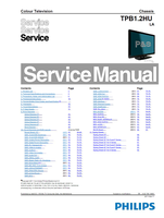 Philips 32-bit 100910 18891 (94 pages) TV Service Manual