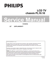 Philips 22PFL4505D A0177UH 101120 (64 pages) TV Service Manuals Philips 22PFL4505D A0177UH 101120 (64 pages) TV Service Manuals