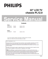 Philips 22PFL4507 22PFL4907 120406 (74 pages) TV Service Manual