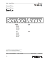 Philips 15MF227B 15MF237S 19MF337B 19MD357B 19PFL5402D 19PFL5422D (206 pages) TV Service Manual