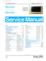 Philips PNX2015 26MF231D 32MF231D 37MF231D 37MF331D 50021 (102 pages) TV Service Manual