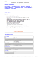 Philips 300WN5 RS232 58Hz-60Hz (17 pages) TV Operating Manual