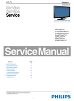 Philips STAR182VG 32PFL5657 32PFL5637 32PFL5237 42PFL3457 32PFL3057 (58 pages) TV Service Manual