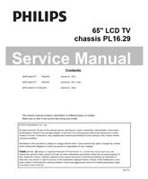 Philips 65PFL6601 65PFL6621 161111 (63 pages) TV Service Manuals Philips 65PFL6601 65PFL6621 161111 (63 pages) TV Service Manuals
