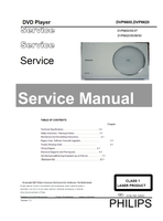 Philips TCL-KC0745 DVP6600 DVP6620 32933 (44 pages) TV Service Manual