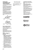Sony KDL-55X4500 KDL-46X4500 KDL-40X4500 (60 pages) TV Operating Manual