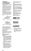 Sony KDL-52V4000 52V42xx KDL-46V4000 46V42xx KDL-40V4000 40V42xx (40 pages) TV Operating Manual