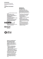 Sony KDL-52V5500 KDL-46V5500 KDL-40V5500 KDL-32V5500 (52 pages) TV Operating Manual