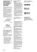 Sony KDL-52HX903 46HX903 46HX803 40HX803 4-180-175 (20 pages) TV Operating Manual