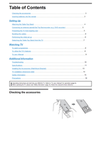 Sony KDL-52NX803 46NX703 40NX803 40NX703 (20 pages) TV Operating Manual