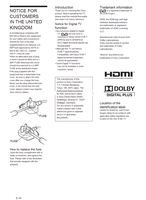 Sony KDL-19BX200 KDL-22BX200 4-193-041-12 (36 pages) TV Operating Manual