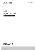 Sony 4-270-482 KDL-22CX32D (48 pages) TV Operating Manual