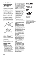 Sony 4-270-482 KDL-22CX32D (48 pages) TV Operating Manual