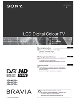 Sony KDL-40P25xx KDL-32P25xx KDL-26P25xx (83 pages) TV Operating Manual
