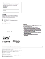 Sony KDL-32BX330 32BX331 4-420-038 (48 pages) TV Operating Manual