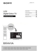 Sony KDL-60EX720 55EX723 55EX720 46EX723 46EX720 46EX523 46EX520 (36 pages) TV Operating Manuals Sony KDL-60EX720 55EX723 55EX720 46EX723 46EX720 46EX523 46EX520 (36 pages) TV Operating Manuals