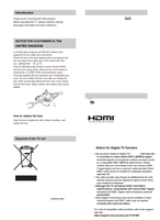 Sony KDL-46D3000 46D3010 KDL-40D3000 40D3010 KDL-32D3000 32D3010 (40 pages) TV Operating Manual
