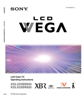 Sony 4-101-428-11 KDL32XBR950 KDL42XBR950 (136 pages) TV Operating Manual