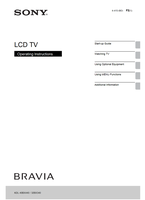 Sony KDL-40BX440 32BX340 4-415-063 (32 pages) TV Operating Manuals Sony KDL-40BX440 32BX340 4-415-063 (32 pages) TV Operating Manuals