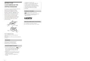 Sony KDL-40P55xx KDL-40S55xx KDL-37P55xx KDL-37S55xx 414145111 (34 pages) TV Operating Manual