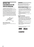 Sony KDL-46W2000 KDL-40W2000 (48 pages) TV Operating Manual