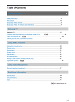 Sony KDL-46W2000 KDL-40W2000 (48 pages) TV Operating Manual