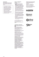 Sony KDL-46WE5 KDL-40WE5 (24 pages) TV Operating Manual