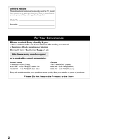 Sony KDL-40XBR2 KDL-46XBR2 KDL-40XBR3 KDL-46XBR3 (56 pages) TV Operating Manual