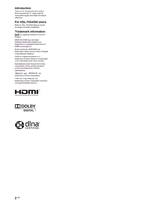 Sony KDL-70X4500 KDL-55X4500 KDL-46X4500 KDL-40X4500 (108 pages) TV Operating Manual