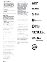 Sony KDL-48W600B 48W590B 48W580B 40W600B 40W590B 40W580B (84 pages) TV Operating Manual