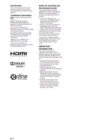 Sony KDL-52Z5500 KDL-46Z5500 KDL-40Z5500 (56 pages) TV Operating Manual