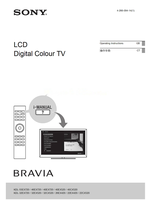 Sony KDL-55EX720 46EX720 40EX720 40EX520 40CX520 KDL-32EX720 (64 pages) TV Operating Manuals Sony KDL-55EX720 46EX720 40EX720 40EX520 40CX520 KDL-32EX720 (64 pages) TV Operating Manuals