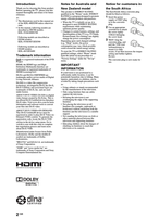 Sony KDL-55HX700 55EX500 46HX700 46EX500 40HX700 40EX500 40EX400 (20 pages) TV Operating Manual