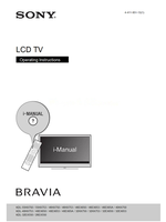 Sony KDL-55HX750 55HX753 46HX750 46HX753 46EX650 46EX653 46EX65A (40 pages) TV Operating Manual