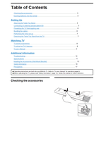Sony KDL-55HX800 52HX900 46HX900 46HX800 40HX800 (20 pages) TV Operating Manual