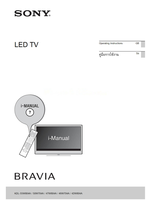 Sony KDL-55W804A 50W704A 47W804A 46W704A 42W804A (64 pages) TV Operating Manual