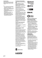 Sony KDL-65HX925 65HX923 60NX723 60NX720 55HX925 55HX923 55HX820 (36 pages) TV Operating Manual