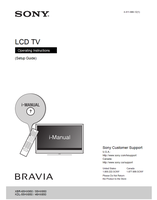 Sony XBR-65HX950 55HX950 KDL-55HX850 46HX850 (69 pages) TV Operating Manual