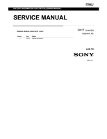 Sony KD55X9300C (127 pages) TV Service Manual