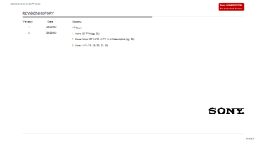 Sony GR2VH 9-888-900-A2 (95 pages) TV Service Manual