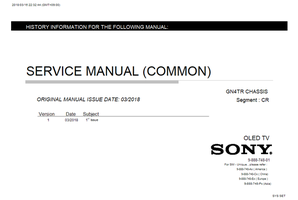 Sony GN4TR 9-888-748-01 9-888-748-Ax 9-888-748-Cx 9-888-748-Ex (92 pages) TV Service Manuals Sony GN4TR 9-888-748-01 9-888-748-Ax 9-888-748-Cx 9-888-748-Ex (92 pages) TV Service Manuals