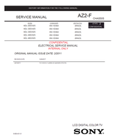 Sony KDL-22EX425 KDL-32EX425 KDL-32EX525 KDL-40EX525 KDL-46EX525 (95 pages) TV Service Manual